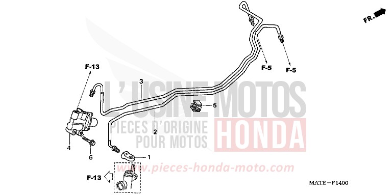 PROPORTIONING CONTROLVALVE for Super Blackbird IRON NAIL SILVER METALLIC-U (NH167D) from 2006